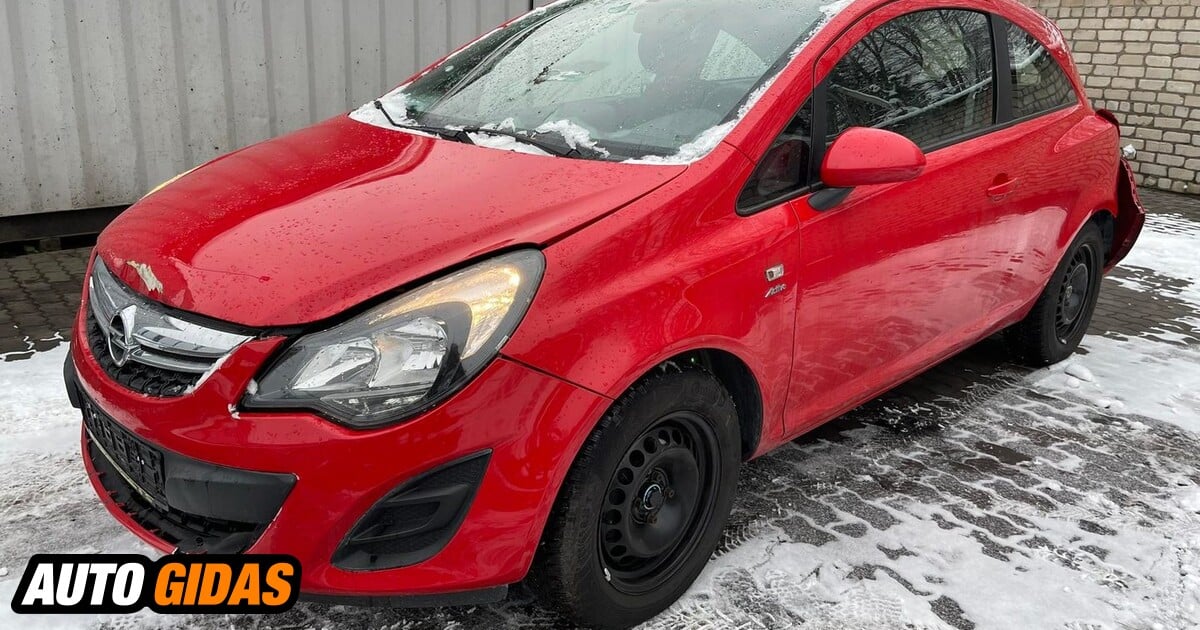 Opel Corsa M Dalys Skelbimas Autogidas