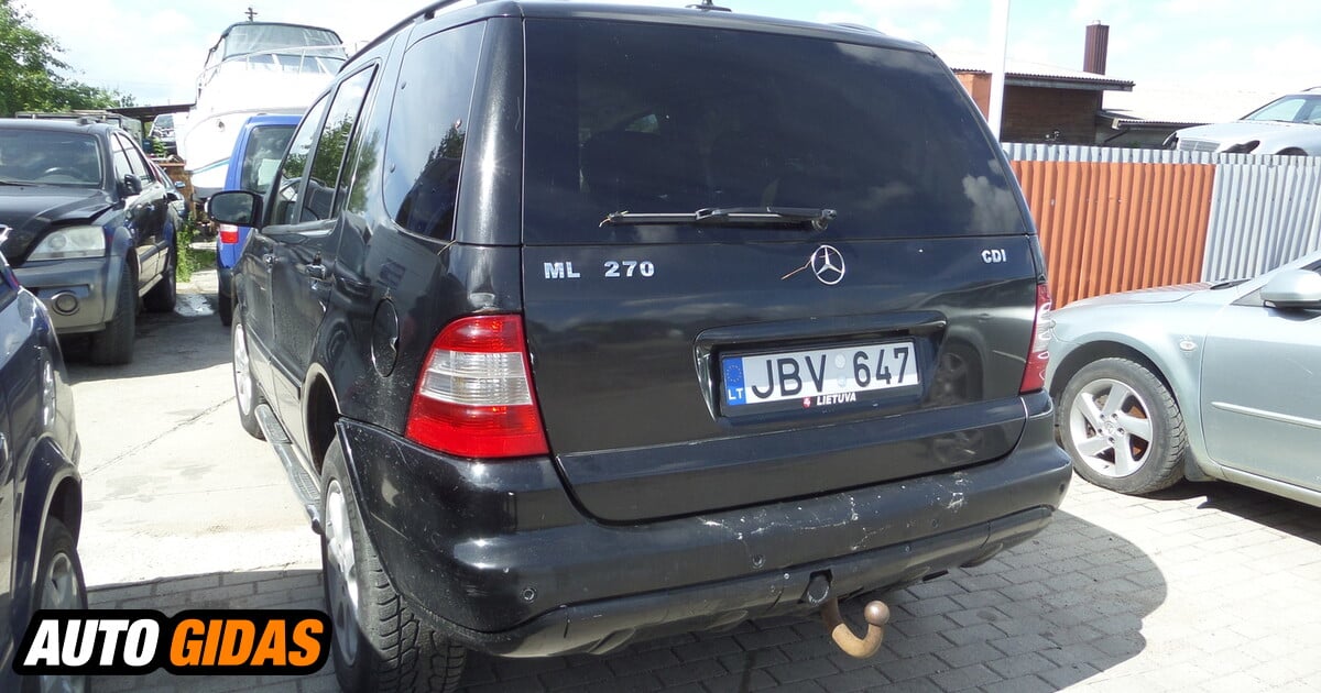 Mercedes Benz Ml 270 2002 M Dalys Skelbimas 1025284541 Autogidas