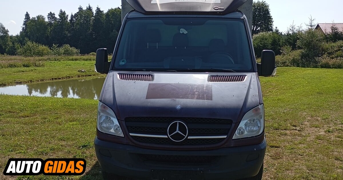 Mercedes Benz Sprinter M Komercinis Auto Su B Da Skelbimas