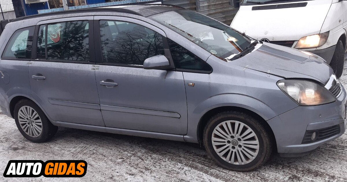 Opel Zafira B M Dalys Skelbimas Autogidas