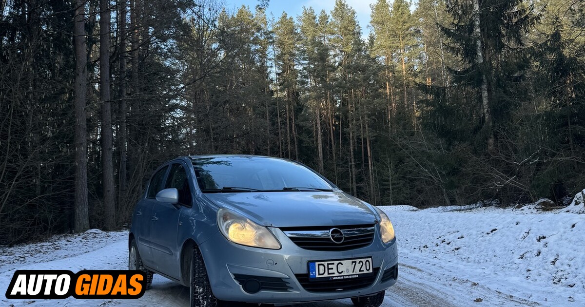 Opel Corsa M He Bekas Skelbimas Autogidas