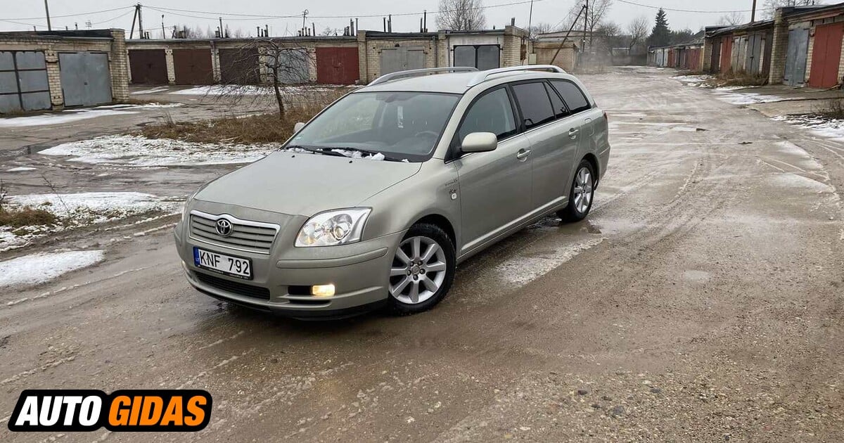 Toyota Avensis D D M Skelbimas Autogidas