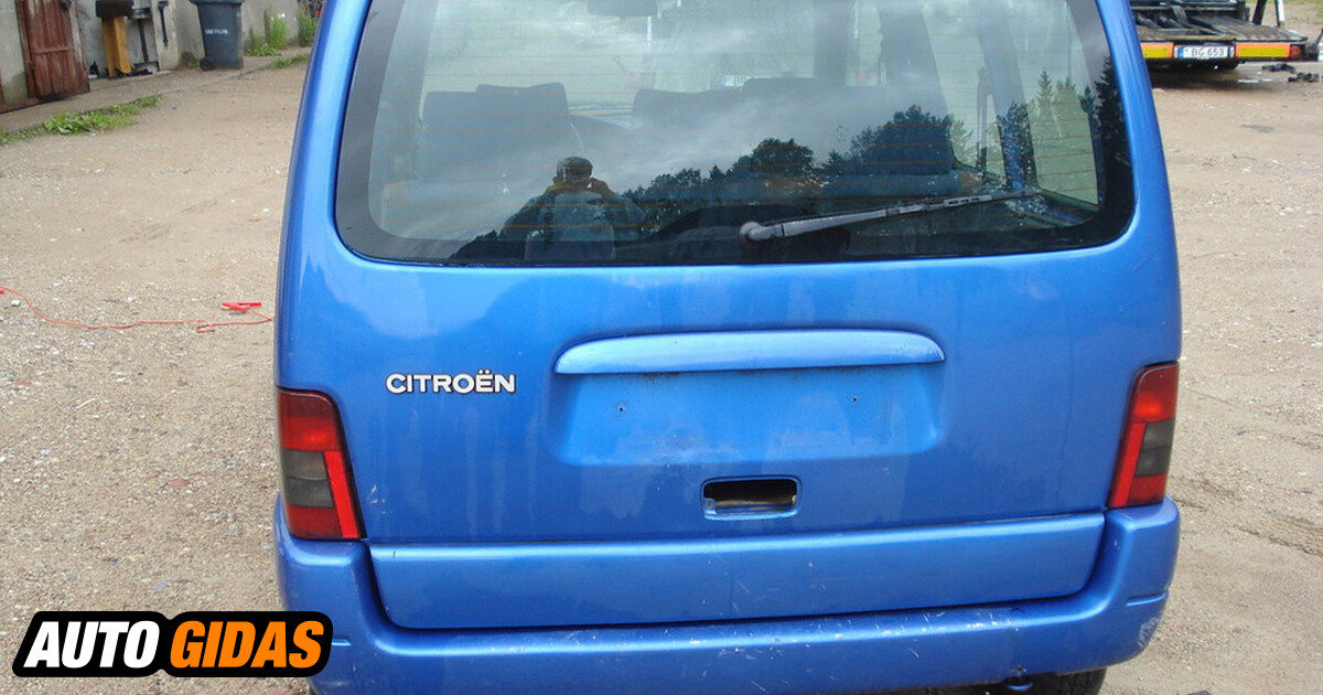 Citroen Berlingo 2000 M Dalys Skelbimas 1023492731 Autogidas