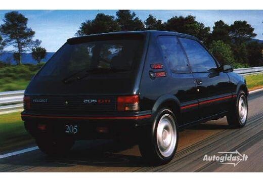 Peugeot 205 1.8 XLD 1991-1993 | Autocatalog | Autogidas