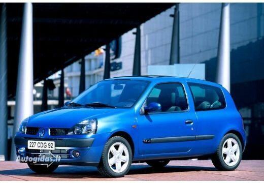 Specs for all Renault Clio 2 Phase 2 3 Doors versions