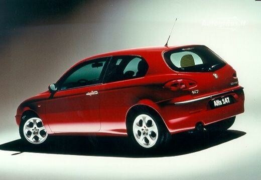 2001 Alfa Romeo 147 5-doors 1.9 JTD (115 Hp)  Technical specs, data, fuel  consumption, Dimensions