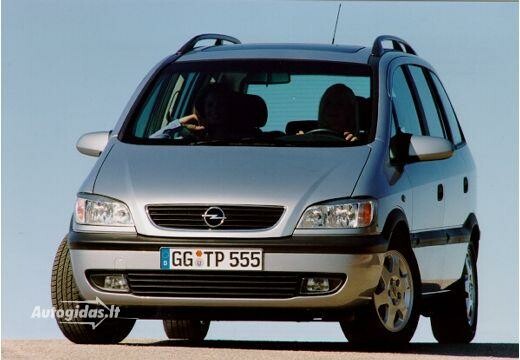 Opel Zafira 1999 (1999 - 2003) reviews, technical data, prices