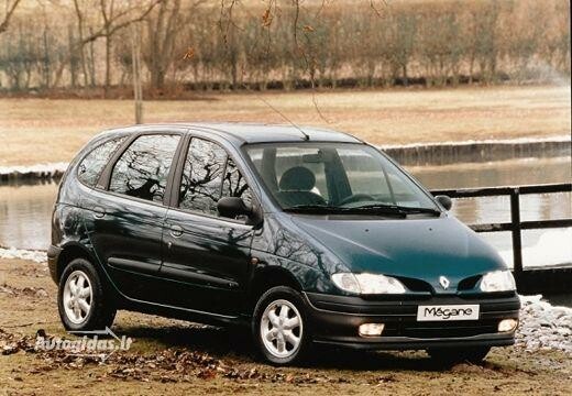 Uitgang Uitschakelen Beschikbaar Renault Megane I Scenic 1.9D RN 1996-1997 | Autocatalog | Autogidas.lt