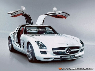 (ATNAUJINTA) „Nutekėjusios„ Mercedes SLS AMG Gullwing oficialios foto?