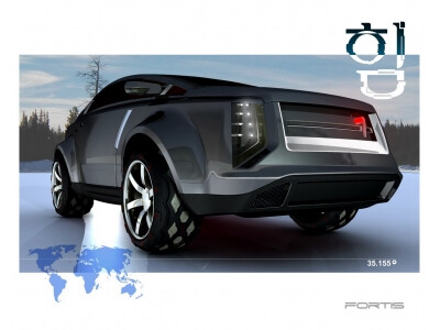 Kumho Fortis – ateities SUV konceptas