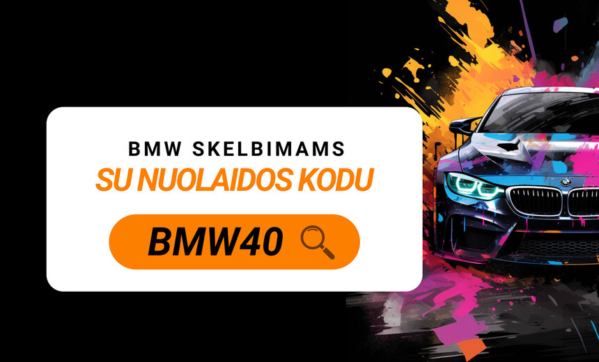 BMW'adieniai startuoja! -40% nuolaida visiems BMW skelbimams!