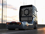 1000 „žirgų“, daugiau kaip 1000 km vienu papildymu ir įspūdinga išvaizda - „Nikola Motors“ pristatė specialiai Europai skirtą vandeniliu varomą sunkvežimį „Nikola Tre“ foto 2
