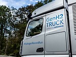 „Daimler Truck“ vandeniliu varomas sunkvežimis „GenH2“ pasiekė naują rekordą foto 2