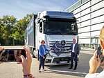 „Daimler Truck“ vandeniliu varomas sunkvežimis „GenH2“ pasiekė naują rekordą foto 7