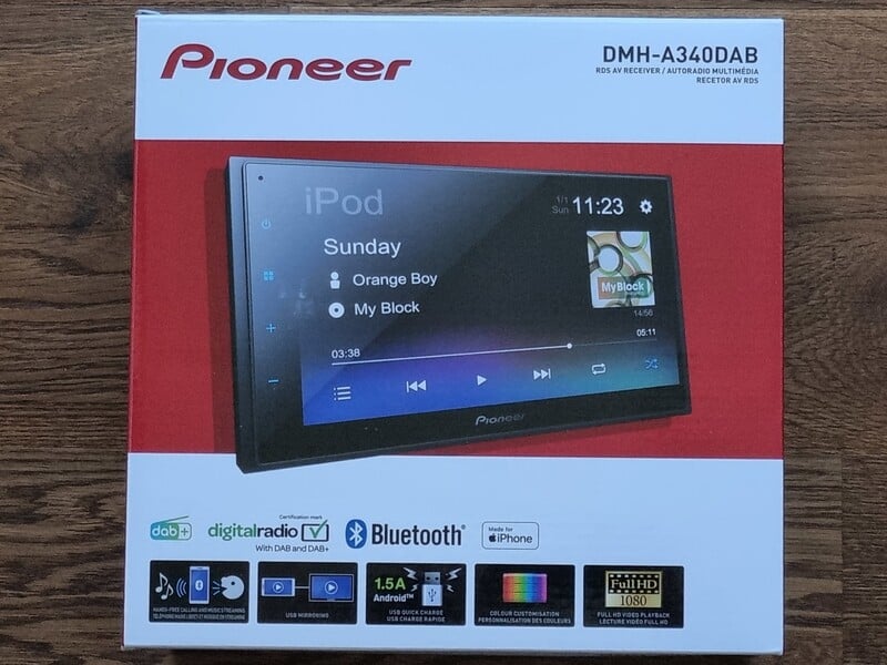 Pioneer Dmh A Bt Multimedia Skelbimas Autogidas