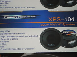 Power Acoustik XPS-104 Midrange Garsiakalbis