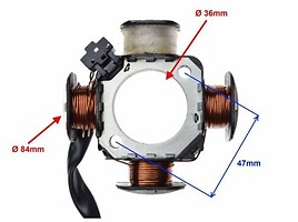 Generatorius MORINI / SUZUKI / TGB 50 2T, Scooter / moped Suzuki Burgman parts