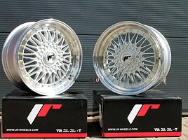 Japan Racing JR9 Silver + Gold Rivets light alloy R19 rims