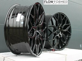 RIVIERA RF108 Gloss Black Flow Formed lengvojo lydinio R20 ratlankiai