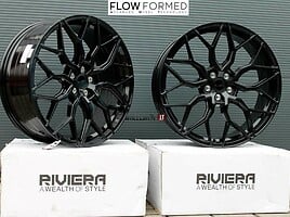 RIVIERA RF108 Gloss Black Flow Formed lengvojo lydinio R20 ratlankiai