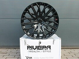 RIVIERA RV131 Gloss Black lengvojo lydinio R22 ratlankiai