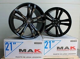 MAK X-Mode Gloss Black lengvojo lydinio R21 ratlankiai