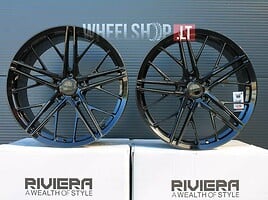 RIVIERA RF4 Gloss Black Flow Formed lengvojo lydinio R20 ratlankiai