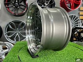 Autowheels AME A3C JDM E30 Audi VW Grey lengvojo lydinio R15 ratlankiai