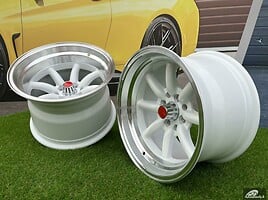 Autowheels Watanabe Rota style White lengvojo lydinio R15 ratlankiai