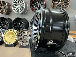 Autowheels Rotiform style JDM Audi Black light alloy R17 rims