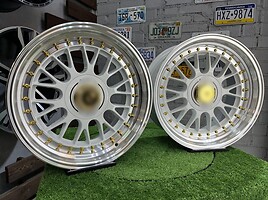 Autowheels BBS LM style BMW Audi MB White lengvojo lydinio R17 ratlankiai