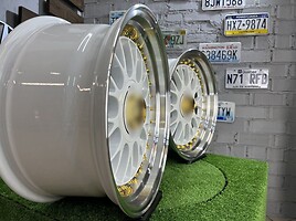 Autowheels BBS LM style BMW Audi MB White lengvojo lydinio R17 ratlankiai