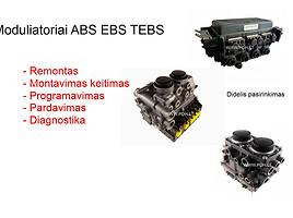 ABS EBS moduliatorius