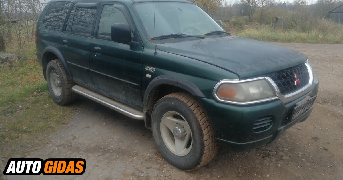 Mitsubishi pajero sport 2000