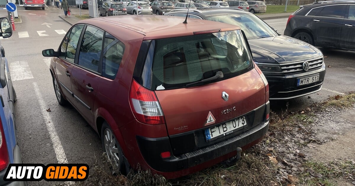 Renault Grand Scenic M Dalys Skelbimas Autogidas