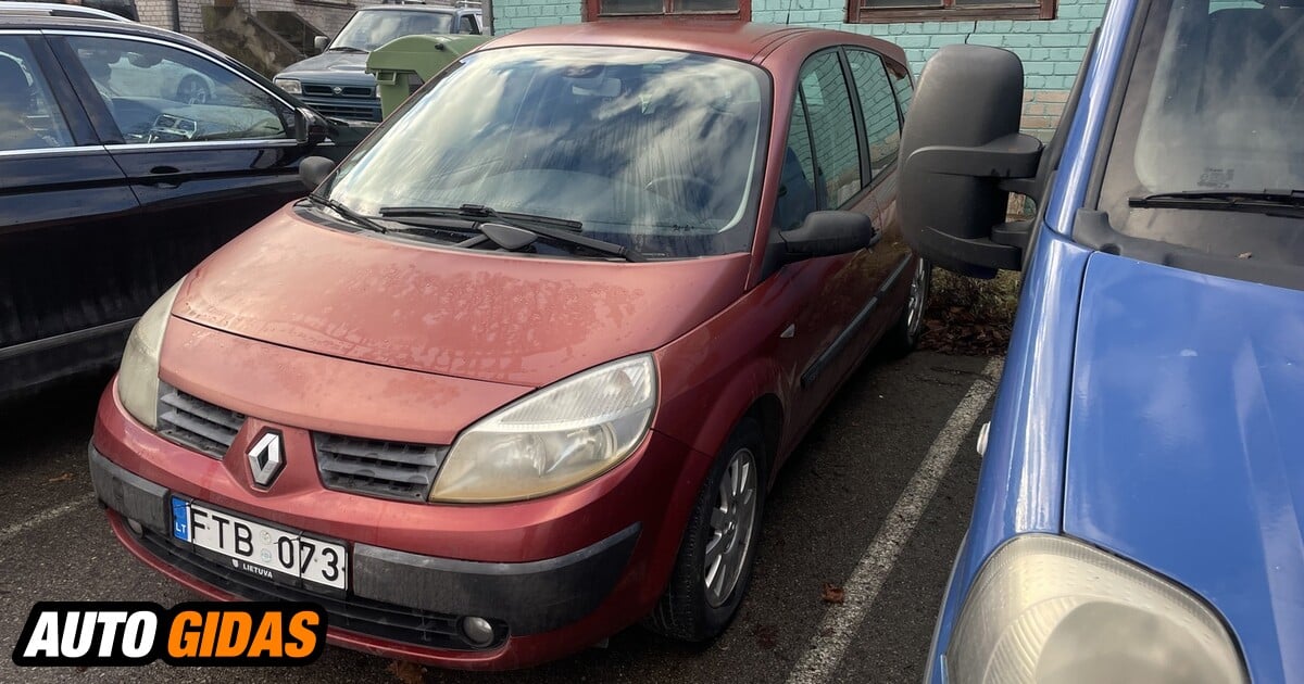 Renault Grand Scenic M Dalys Skelbimas Autogidas