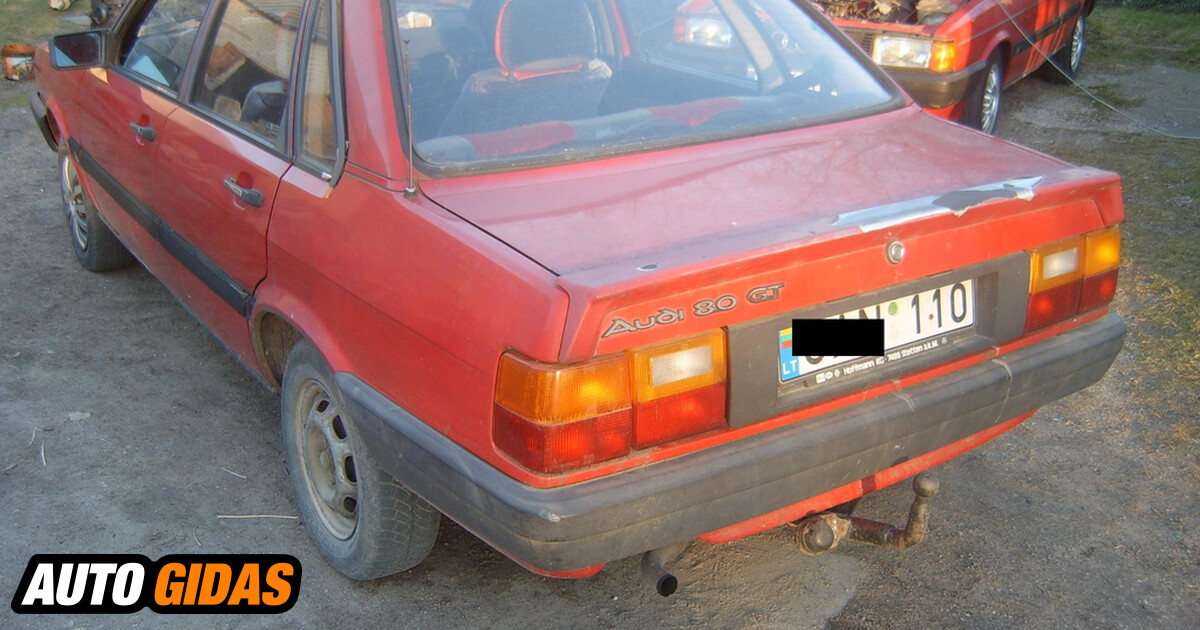 Audi 80 B2 GT 1986 m dalys | Skelbimas | 1023405062 ...