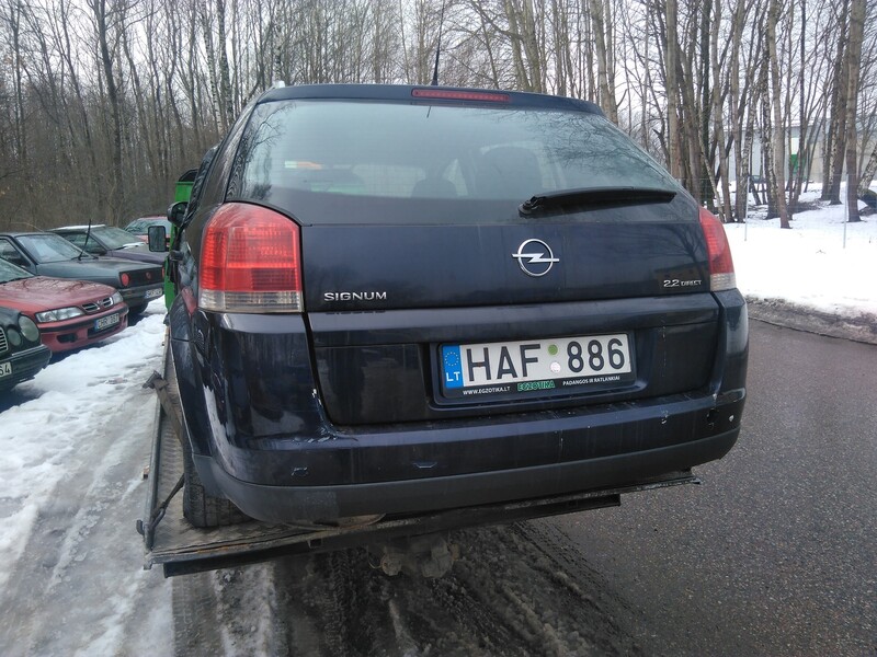 Nuotrauka 1 - Opel Signum 2003 m dalys