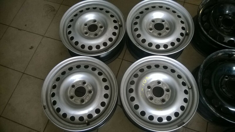 Transporter steel stamped R16 rims