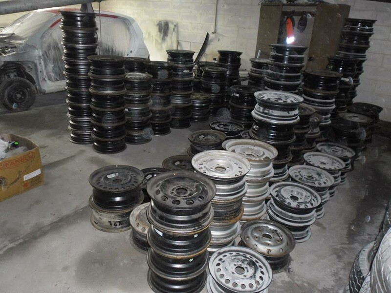 Ford R16 steel stamped rims