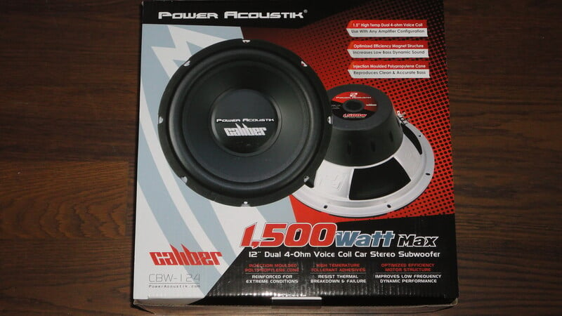 Photo 3 - Power Acoustik Caliber CBW-124 Subwoofer Speaker