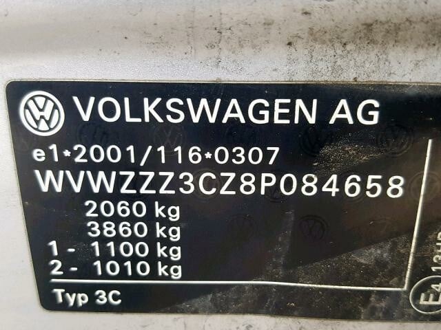 Nuotrauka 9 - Volkswagen Passat B6 2008 m dalys