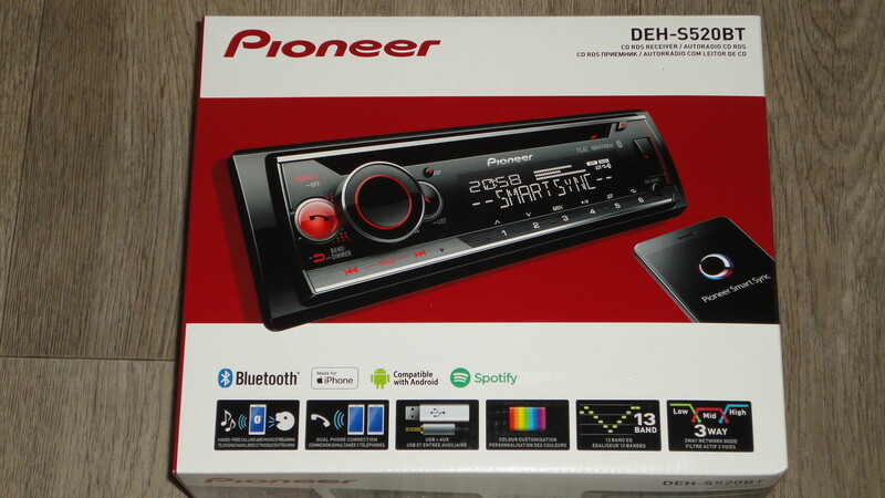 Nuotrauka 5 - Pioneer mvh-s520bt CD/MP3 grotuvas