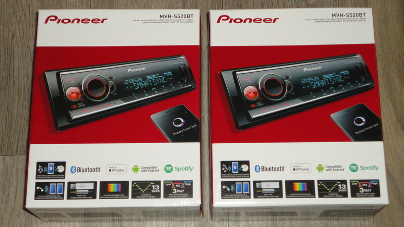 Nuotrauka 2 - Pioneer mvh-s520bt CD/MP3 grotuvas