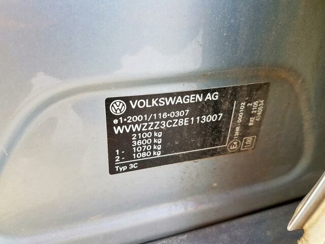 Nuotrauka 6 - Volkswagen Passat B6 2008 m dalys