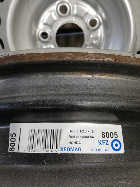 Фотография 4 - Honda R16 стальные штампованные диски