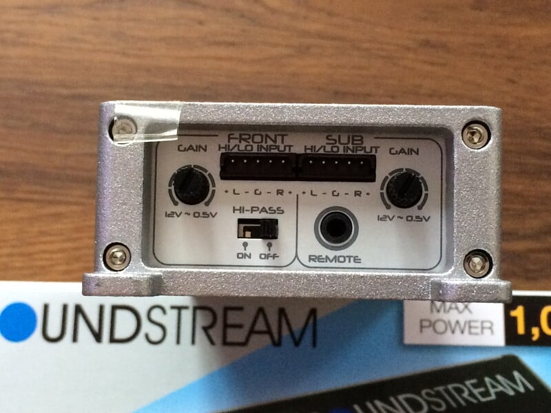 Nuotrauka 10 - Soundstream ST4.1000DB Bluetooth Garso stiprintuvas