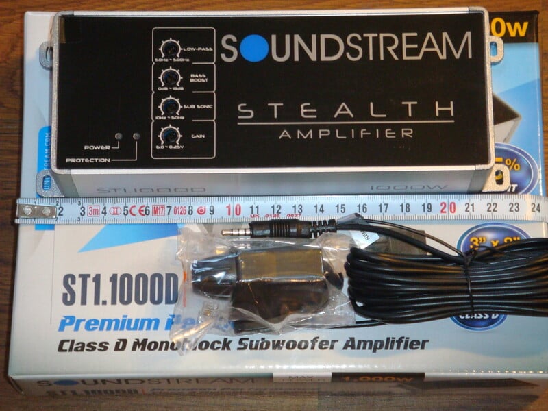 Nuotrauka 13 - Soundstream ST4.1000DB Bluetooth Garso stiprintuvas