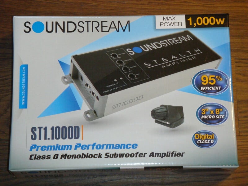 Nuotrauka 15 - Soundstream ST4.1000DB Bluetooth Garso stiprintuvas