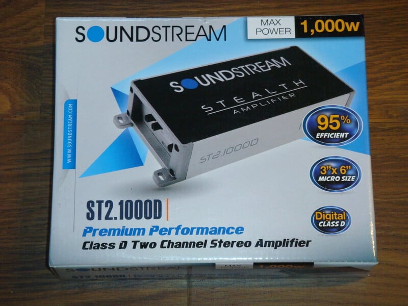 Nuotrauka 17 - Soundstream ST4.1000DB Bluetooth Garso stiprintuvas